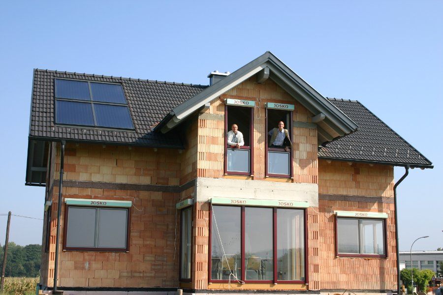 Neubau mit Solaranlage und Waermepumpe