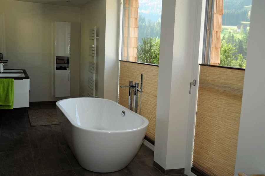 Badezimmer mit Weitblick