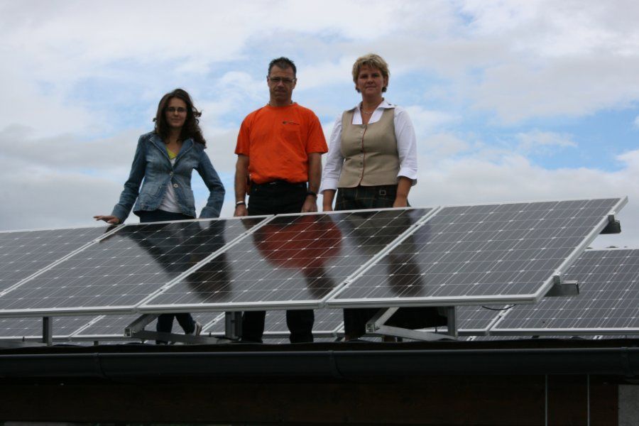 Birgit + Gerhard Wieser mit Leopoldine Marchat