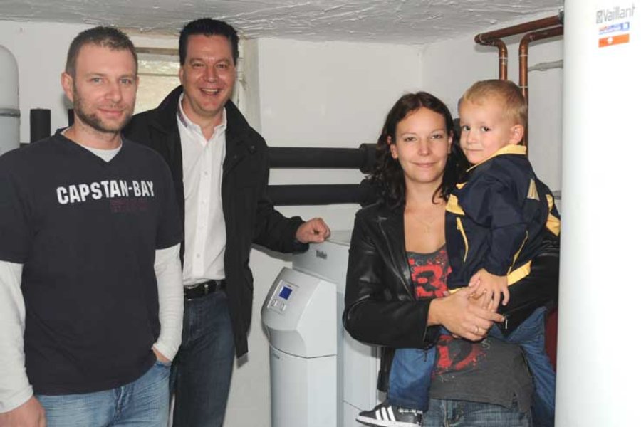 Erich + Petra Eberhard, Sohn Matthias + Siegbert Baumgartner