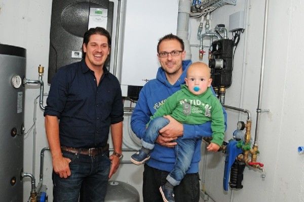 Glitzernde Wärmepumpe