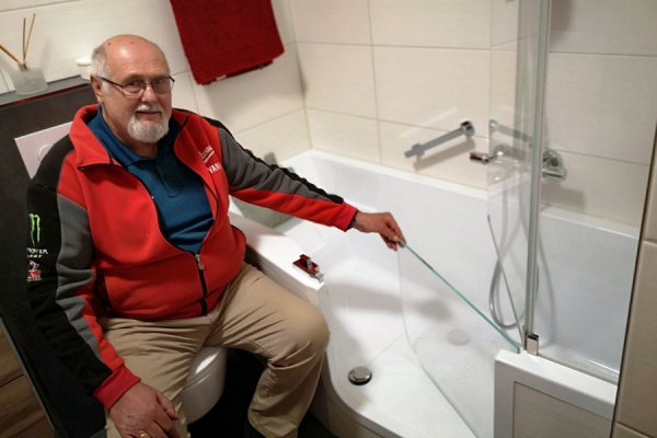 Gefahr gebannt am Wannenrand