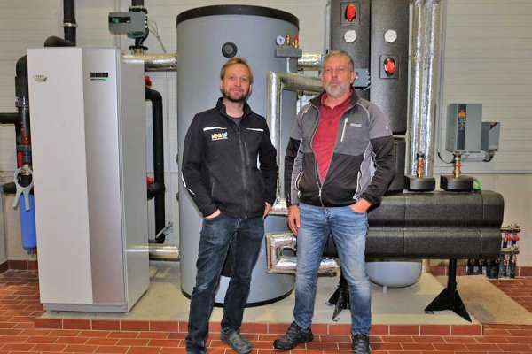 Neuer Fimenstandort mit Wärmepumpe 