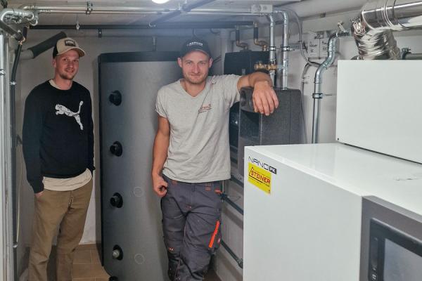 Zufrieden mit der neuen Pelletsheizung