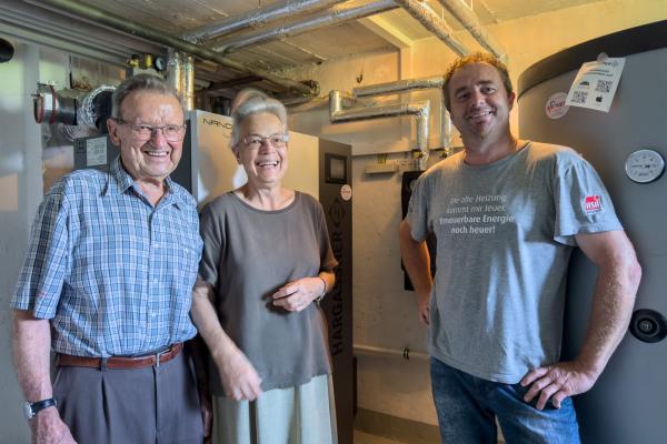 Mit der neuen Pelletsheizung läuft's von selbst