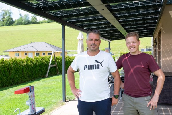 Perfekte Überdachung mit PV