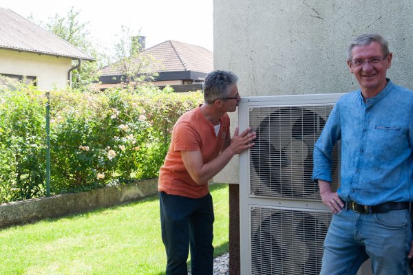 Bussi für die Wärmepumpe