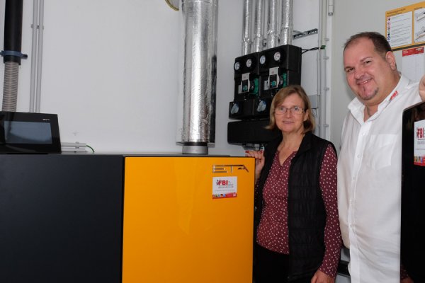 Infrarot raus – Pellets rein