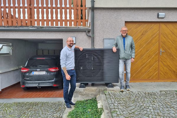 Komfortable Wärmepumpe