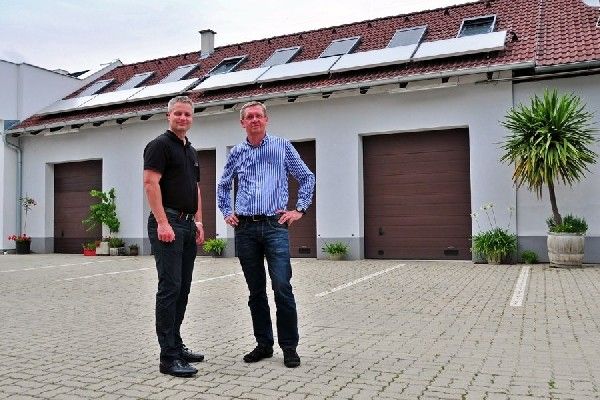 Sonnige Energieernte 
