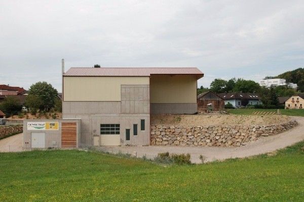Wärme aus  Miscanthusgras