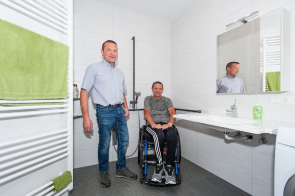 Barrierefreies Duschen