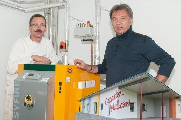 Umweltbewusster Maler