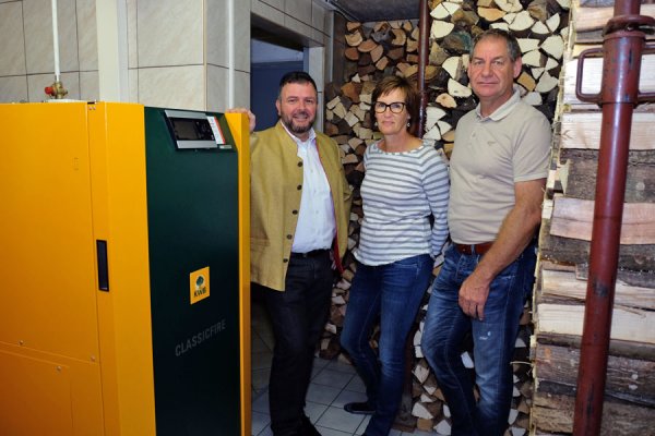 Mit eigenem Holz heizen
