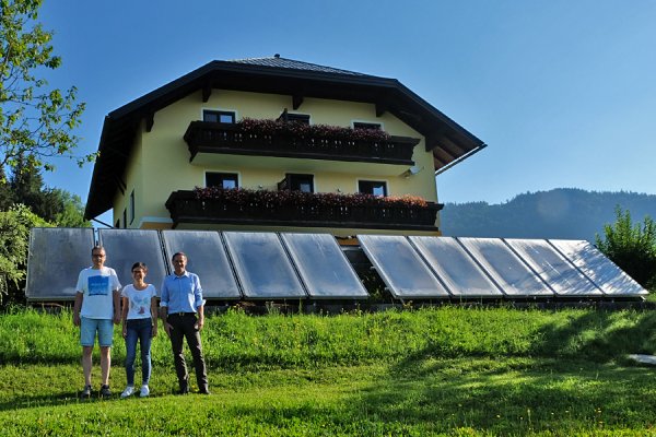 Sonnengewärmtes Wasser