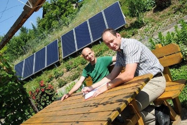 Das Holz kommt vom Nachbarn