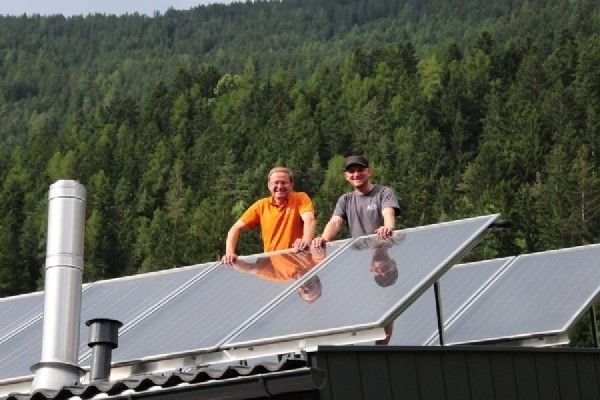 Pellets und Solar = genial 