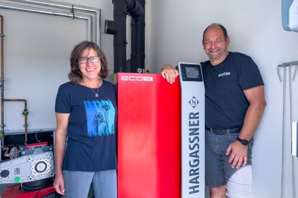 Hackgutheizung ist Luxus pur