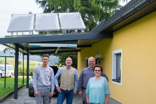 Wir setzen auf Pellets und Solar