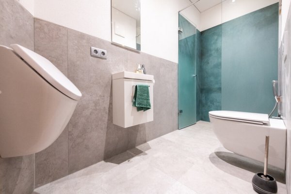 Eine Jadedusche fürs Gästebad