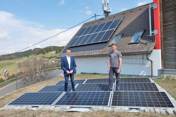 Die Feuerwehr Diex setzt auf Sonnenenergie
