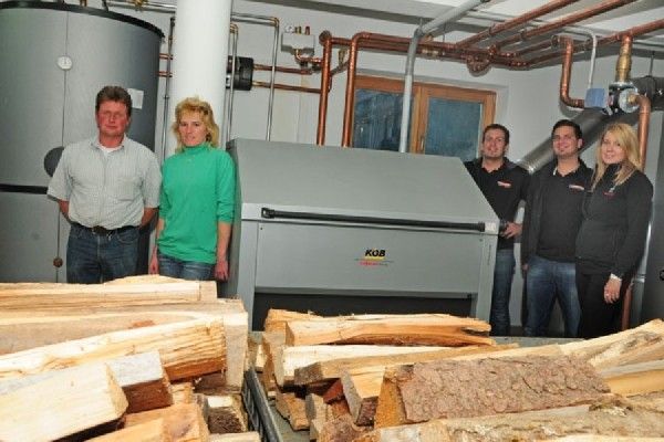 Modern mit Holz heizen