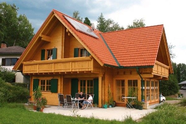 Pellets + Solar im Holzhaus